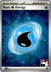 Basic Water Energy - 011 (Cosmos Holo) (011) [Prize Pack Series Cards]