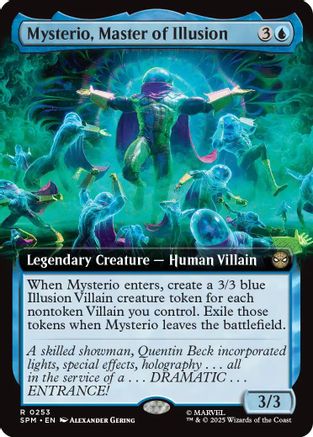 Mysterio, Master of Illusion (Extended Art) (SPM-253) - Marvel's Spider-Man Foil