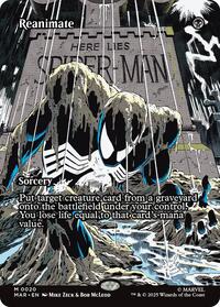 Reanimate (Borderless) (20) [Marvel Universe Eternal-Legal]