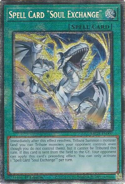 Spell Card "Soul Exchange" (MP25-EN007) [2025 Mega-Pack]