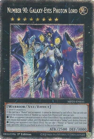 Number 90: Galaxy-Eyes Photon Lord (MP25-EN033) [2025 Mega-Pack]