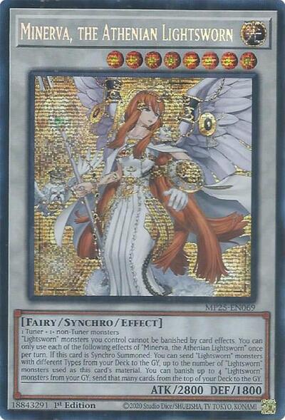 Minerva, the Athenian Lightsworn (MP25-EN069) [2025 Mega-Pack]