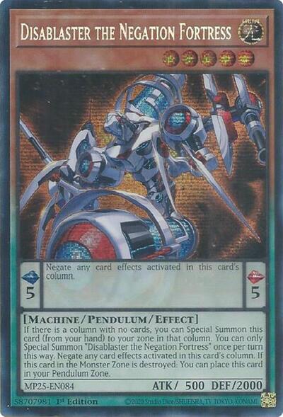 Disablaster the Negation Fortress (MP25-EN084) [2025 Mega-Pack]