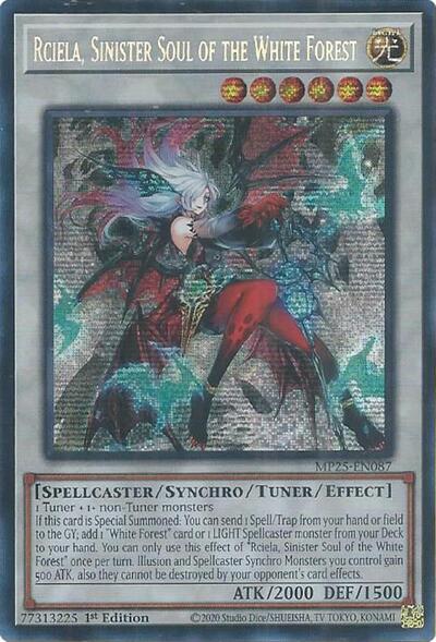 Rciela, Sinister Soul of the White Forest (MP25-EN087) [2025 Mega-Pack]