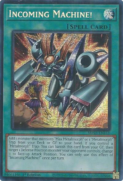 Incoming Machine! (MP25-EN111) [2025 Mega-Pack]