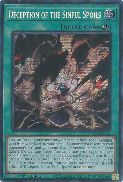 Deception of the Sinful Spoils (MP25-EN113) [2025 Mega-Pack]