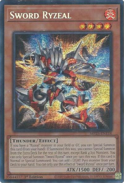 Sword Ryzeal (MP25-EN118) [2025 Mega-Pack]