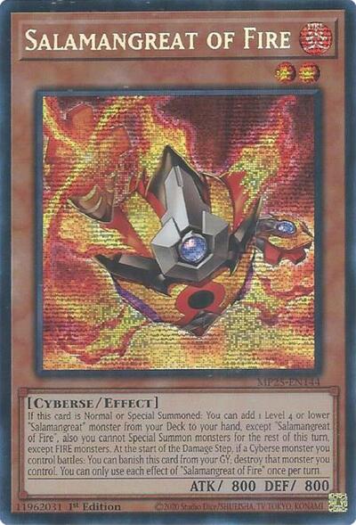 Salamangreat of Fire (MP25-EN144) [2025 Mega-Pack]