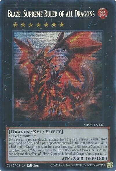 Blaze, Supreme Ruler of all Dragons (MP25-EN146) [2025 Mega-Pack]