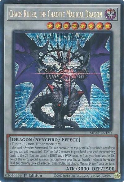 Chaos Ruler, the Chaotic Magical Dragon (MP25-EN150) [2025 Mega-Pack]