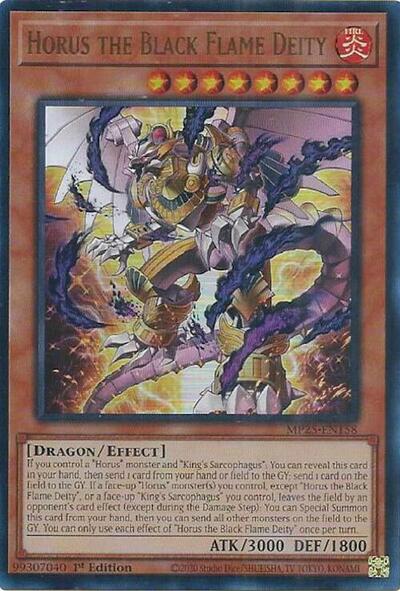 Horus the Black Flame Deity (MP25-EN158) [2025 Mega-Pack]