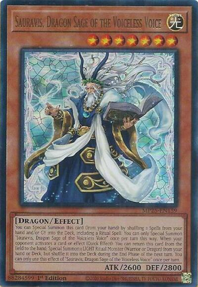 Sauravis, Dragon Sage of the Voiceless Voice (MP25-EN159) [2025 Mega-Pack]