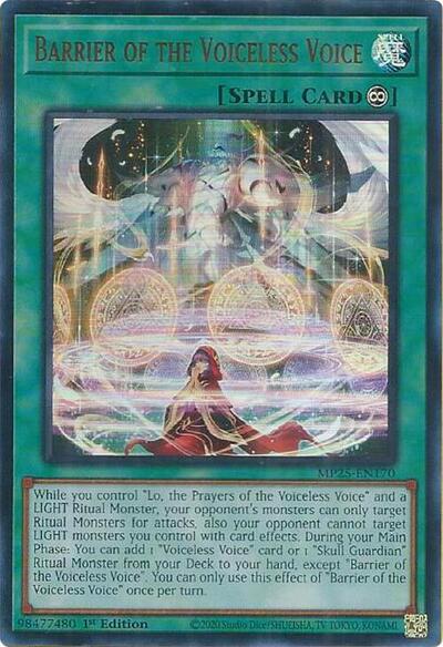 Barrier of the Voiceless Voice (MP25-EN170) [2025 Mega-Pack]