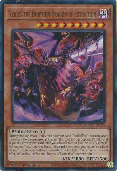 Veidos the Eruption Dragon of Extinction (MP25-EN175) [2025 Mega-Pack]