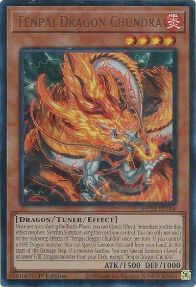 Tenpai Dragon Chundra (MP25-EN184) [2025 Mega-Pack]