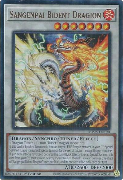 Sangenpai Bident Dragion (MP25-EN190) [2025 Mega-Pack]