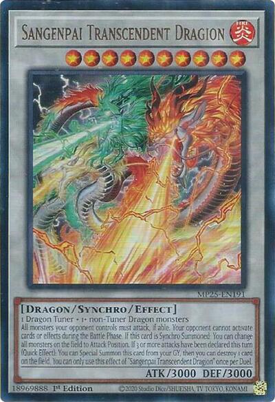 Sangenpai Transcendent Dragion (MP25-EN191) [2025 Mega-Pack]