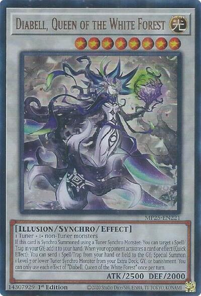 Diabell, Queen of the White Forest (MP25-EN221) [2025 Mega-Pack]