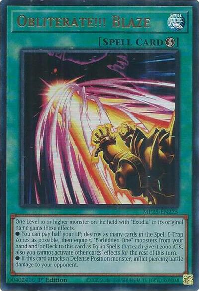Obliterate!!! Blaze (MP25-EN225) [2025 Mega-Pack]