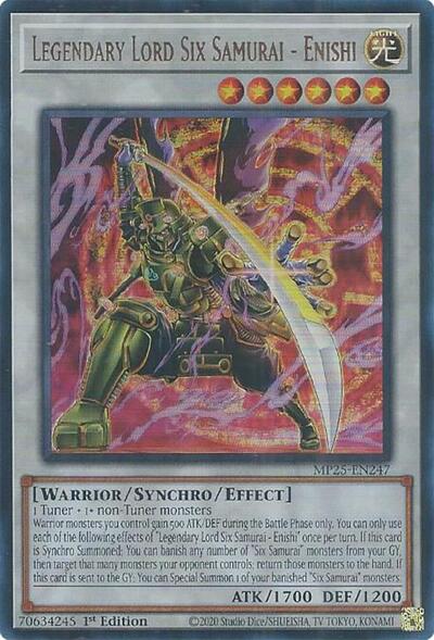 Legendary Lord Six Samurai - Enishi (MP25-EN247) [2025 Mega-Pack]