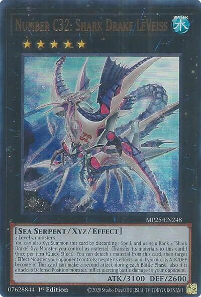 Number C32: Shark Drake LeVeiss (MP25-EN248) [2025 Mega-Pack]