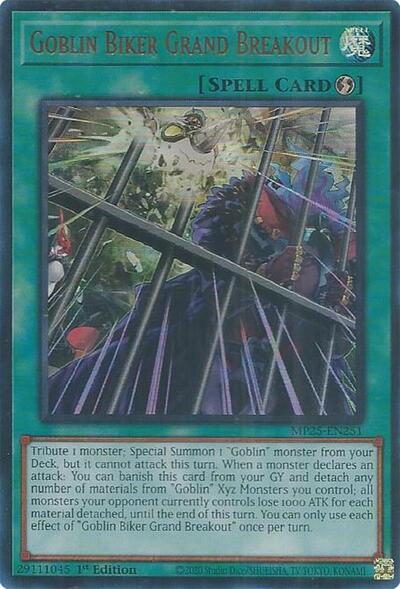 Goblin Biker Grand Breakout (MP25-EN251) [2025 Mega-Pack]