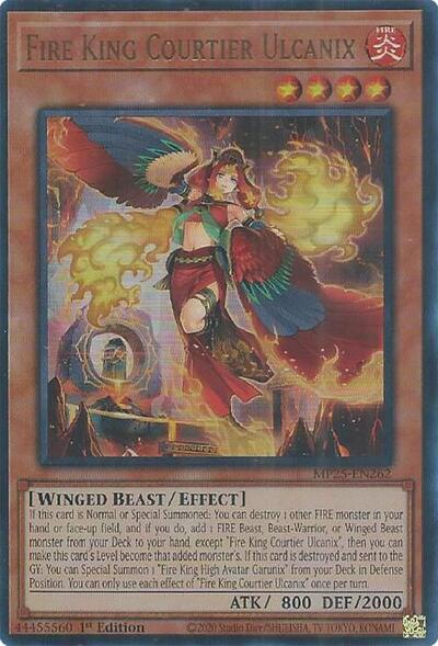 Fire King Courtier Ulcanix (MP25-EN262) [2025 Mega-Pack]
