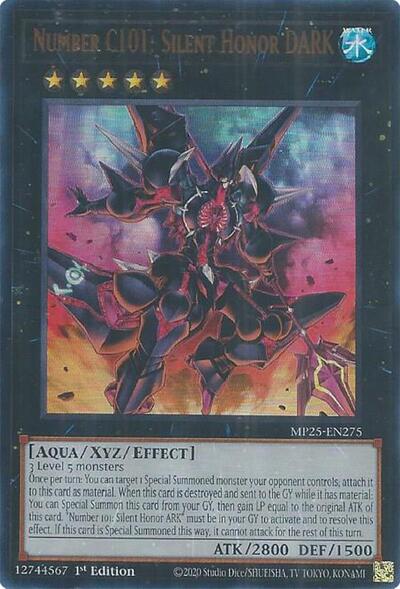 Number C101: Silent Honor DARK (MP25-EN275) [2025 Mega-Pack]
