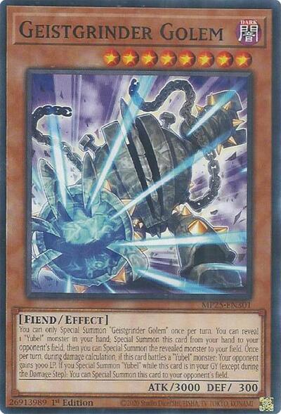 Geistgrinder Golem (MP25-EN301) [2025 Mega-Pack]