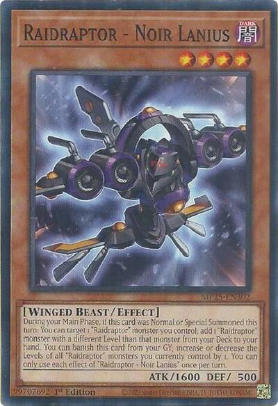 Raidraptor - Noir Lanius (MP25-EN302) [2025 Mega-Pack]