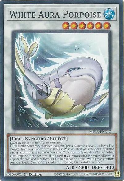 White Aura Porpoise (MP25-EN312) [2025 Mega-Pack]
