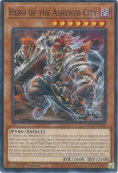 Hero of the Ashened City (MP25-EN334) [2025 Mega-Pack]