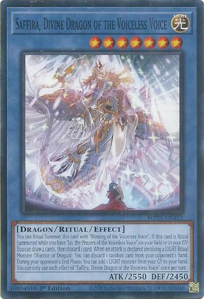 Saffira, Divine Dragon of the Voiceless Voice (MP25-EN352) [2025 Mega-Pack]