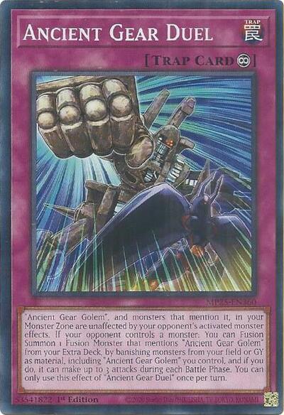 Ancient Gear Duel (MP25-EN360) [2025 Mega-Pack]