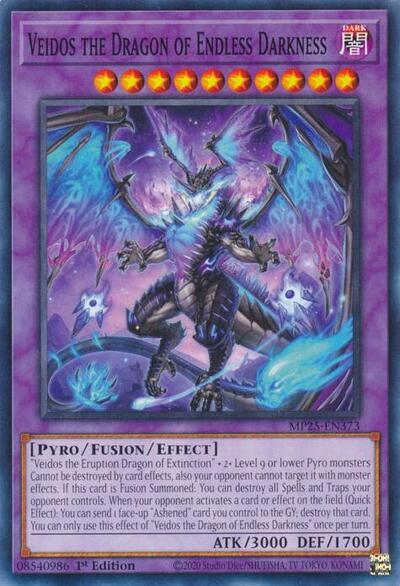 Veidos the Dragon of Endless Darkness (MP25-EN373) [2025 Mega-Pack]