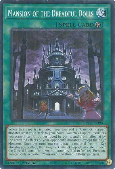 Mansion of the Dreadful Dolls (MP25-EN390) [2025 Mega-Pack]