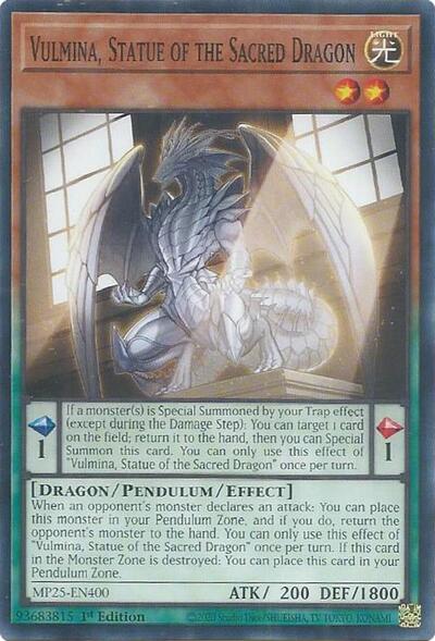 Vulmina, Statue of the Sacred Dragon (MP25-EN400) [2025 Mega-Pack]