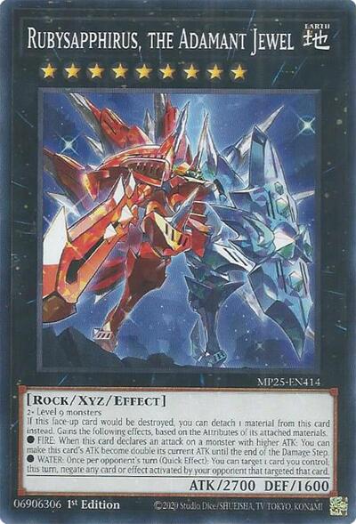 Rubysapphirus, the Adamant Jewel (MP25-EN414) [2025 Mega-Pack]