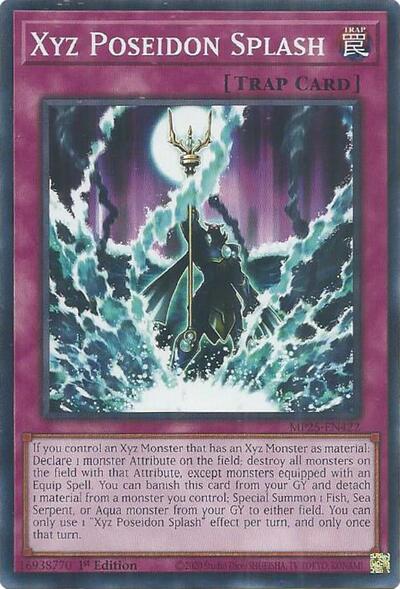 Xyz Poseidon Splash (MP25-EN422) [2025 Mega-Pack]