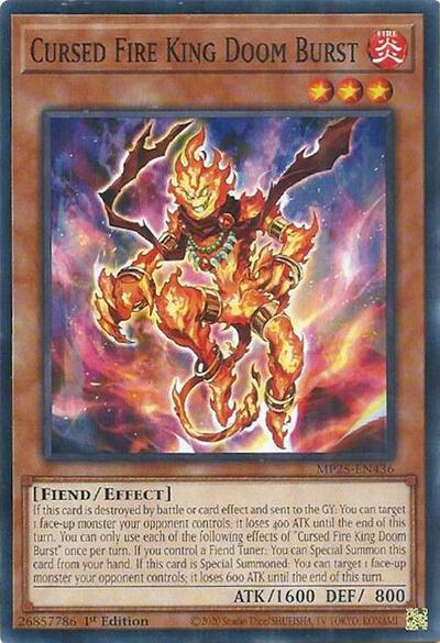 Cursed Fire King Doom Burst (MP25-EN436) [2025 Mega-Pack]