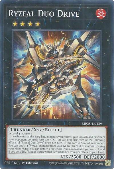 Ryzeal Duo Drive (MP25-EN439) [2025 Mega-Pack]