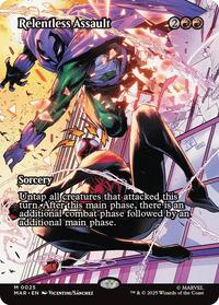 Relentless Assault (Borderless) (25) [Marvel Universe Eternal-Legal]