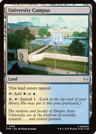 University Campus (SPM-186) - Marvel's Spider-Man Foil