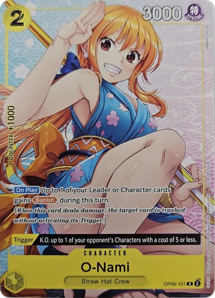 O-Nami (Welcome Pack Vol. 2) (OP06-101) [One Piece Promotion Cards]