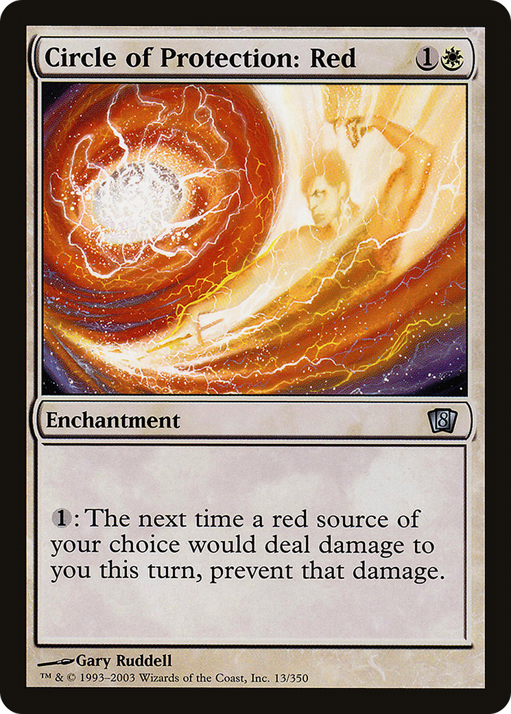 Circle of Protection: Red (8ED-13★) - 8th Edition