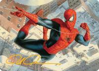 Spider-Man, Peter Parker Art Card (Gold-Stamped Signature) (53) [Art Series: Marvel's Spider-Man]