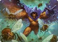 Swarm, Being of Bees Art Card (11) [Art Series: Marvel's Spider-Man]