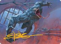 Venom, Evil Unleashed Art Card (Gold-Stamped Signature) (12) [Art Series: Marvel's Spider-Man]