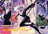 Black Cat, Cunning Thief Art Card (Gold-Stamped Signature) (44) [Art Series: Marvel's Spider-Man]