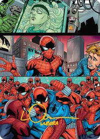 The Clone Saga Art Card (Gold-Stamped Signature) (42) [Art Series: Marvel's Spider-Man]